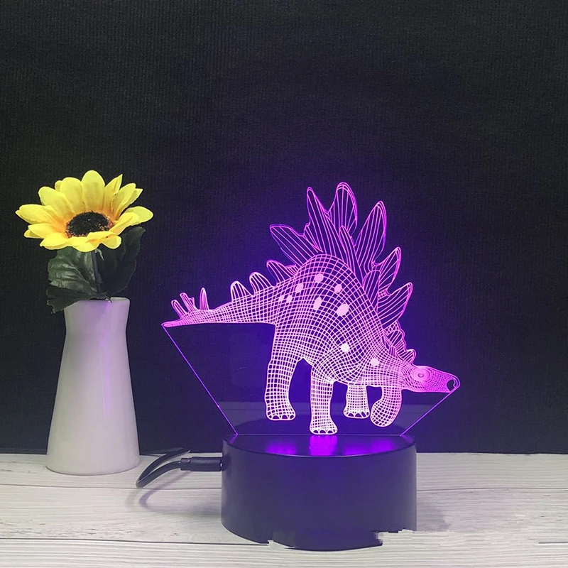 

3D LED Night Light Lamp Model Dinosaur Series 16Color 3D Night light Remote Control Table Lamps Toy Gift For kid Home Decoration