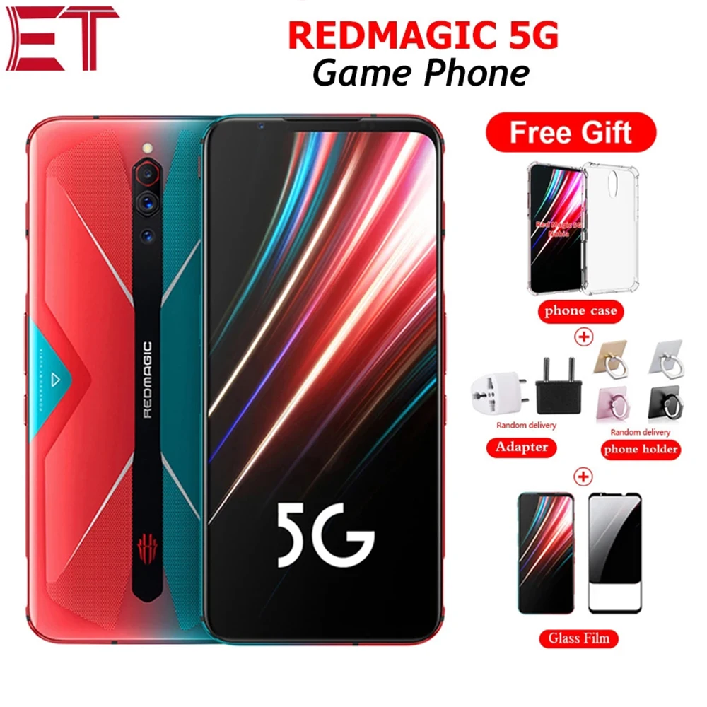 Оригинальный EU версия Nubia рамка RedMagic 5G игра MobiePhone 8/12 Гб Оперативная память 128/256 ГБ