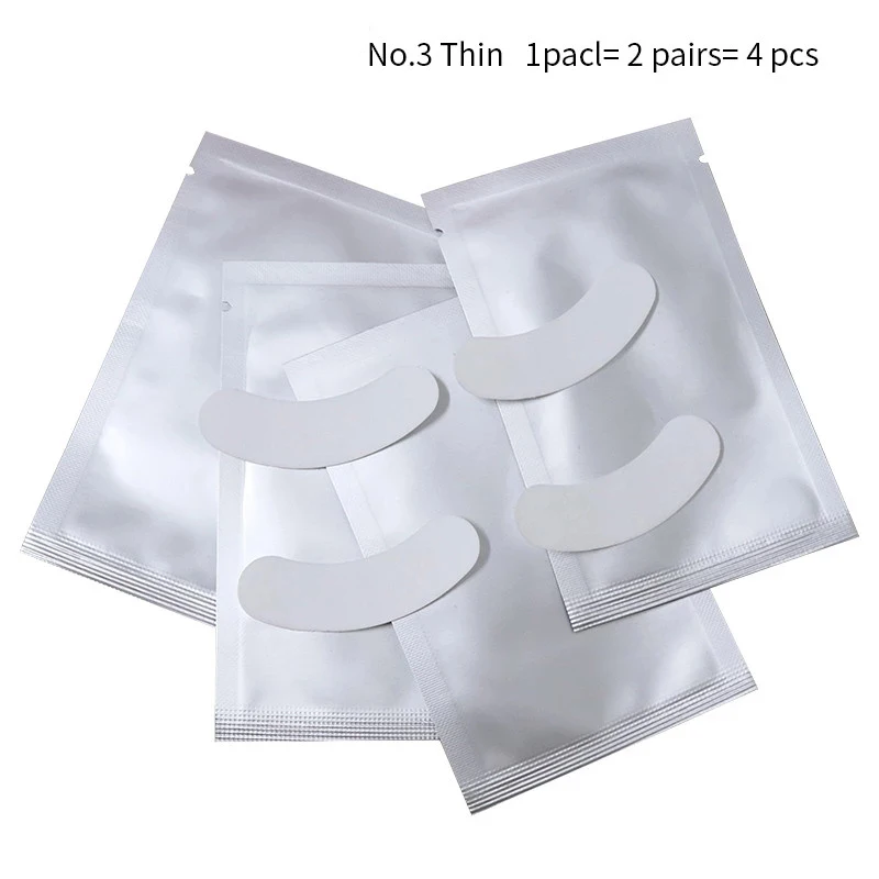 Тонкие типы накладок для ресниц № 3 накладки под глаза 25/50/100/200/500 силиконовый