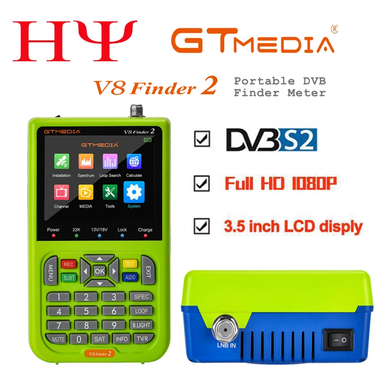 Melhor do Que Gtmedia Satélite Medidor Localizador Sat Satlink Ws-6906 6916 St-5150 Ws-6933 v8 Finder2 Dvb-s2
