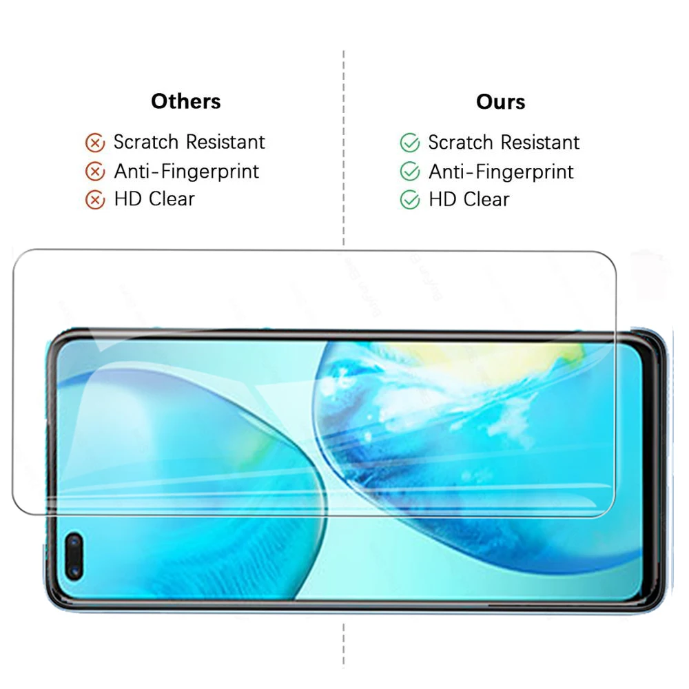 6 в 1 закаленное стекло для Infinix Note 8 защита экрана полное покрытие пленка