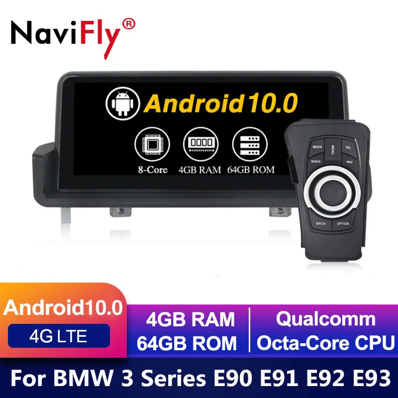 10 25 дюймовый 4G LTE Android 0 Автомобильный GPS навигатор для BMW E90 E91 E92 E93 2005 2012 Idrive