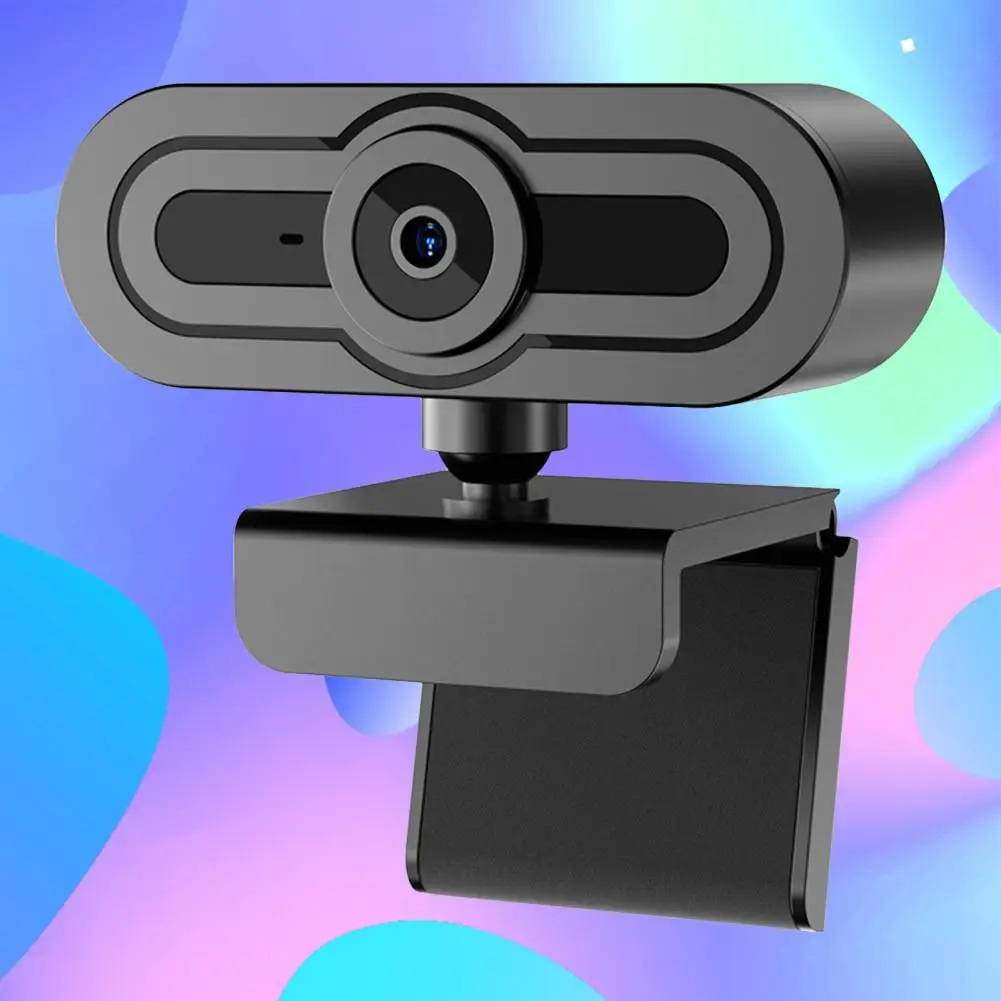 

Computer Webcam Rotatable Digital Camera Plug Play Noise Reduction Stylish 720P Rotatable PC Web Camera