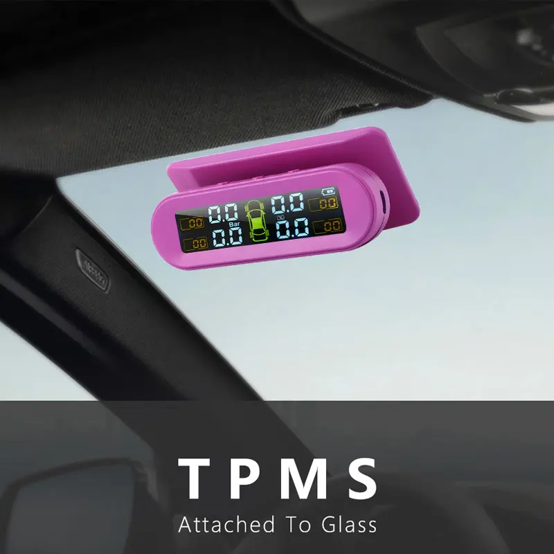 Vehemo Универсальный USB беспроводной TPMS сигнализация давления в шинах внешний датчик черный цвет Tmps датчик анти-взрыв Автомобильная электроника