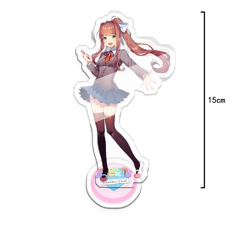 

Аниме Doki Literature Club Monika Sayori Natsuki стоячий знак настольное украшение Косплей кавайный реквизит мультяшный подарок