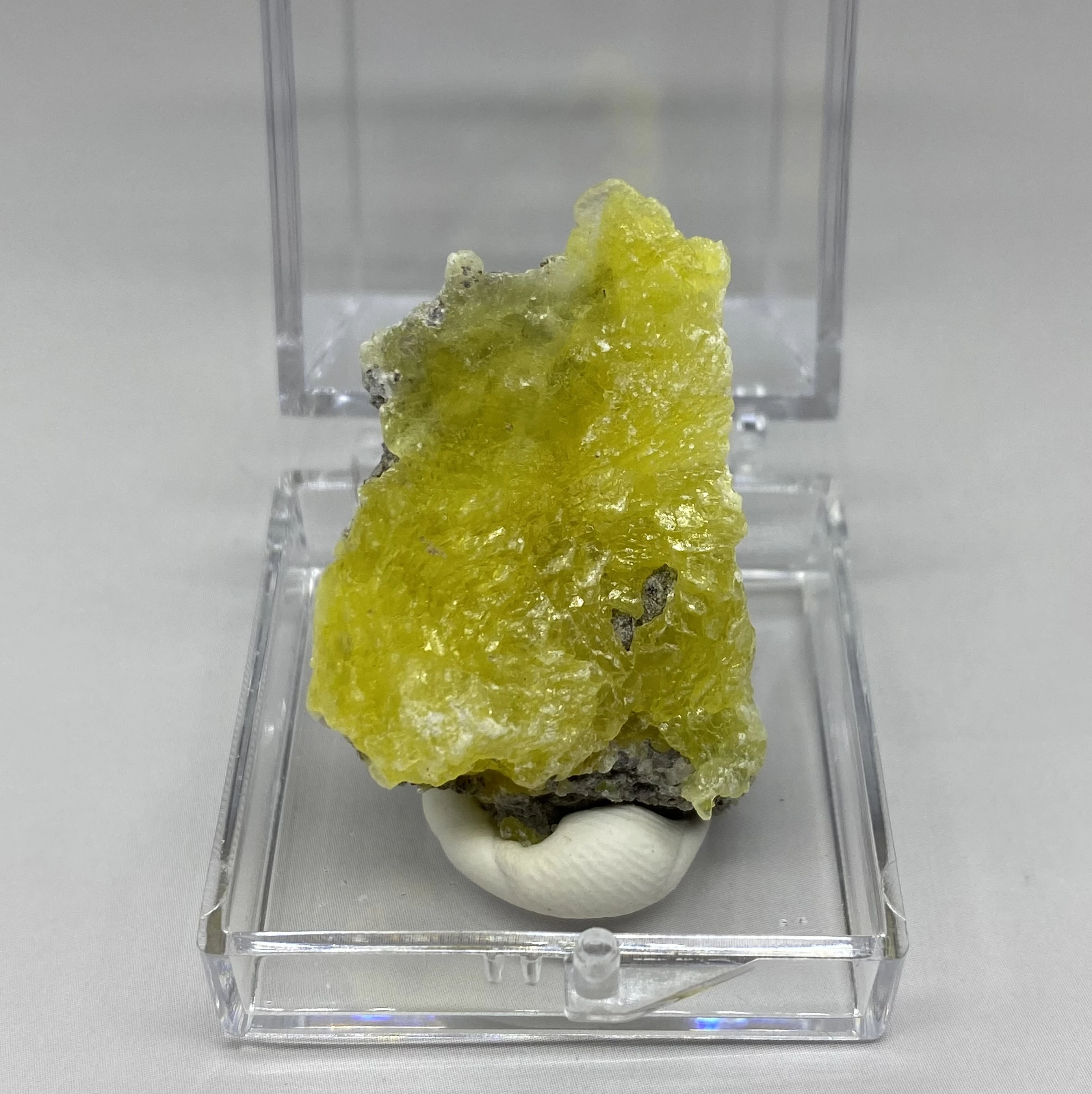 

Very Rare! 100% Natural Pakistan yellow Brucite Mineral specimen stones and crystals healing crystals quartz (box size 3.4 cm)