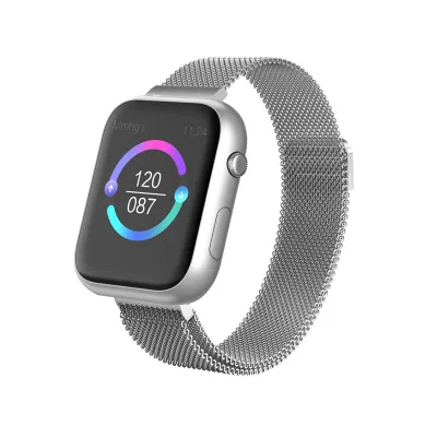 silver white steel SX16 Смарт-часы для мужчин для Apple Watch для женщин водонепроницаемый сердечный ритм кровяное давление фитнес-трекер PK B57 P70 T80 умный Браслет - Цвет: silver white steel