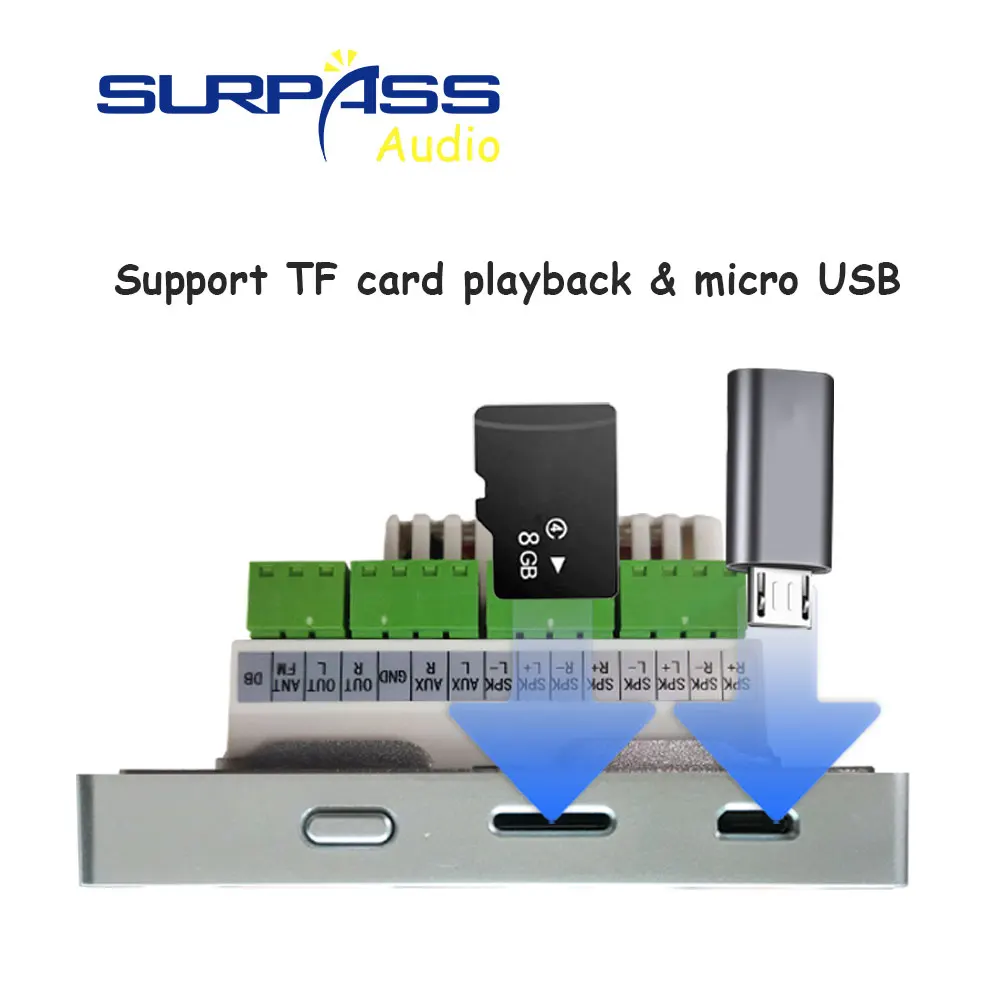 4-канальный беспроводной Bluetooth-усилитель звука для умного дома настенный