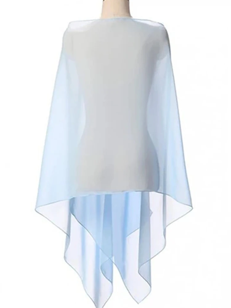 Шифоновые Свадебные обертки черные элегантные шали свадебная шаль свадебные