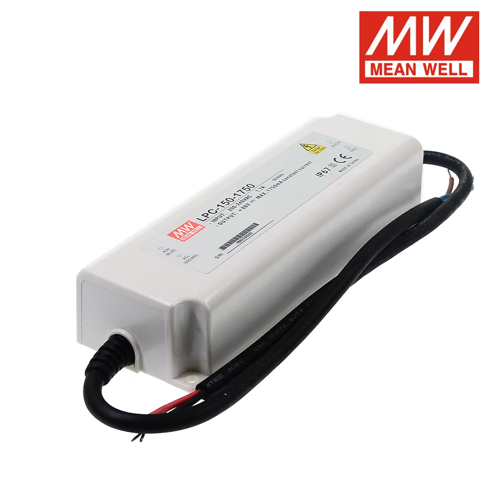 Бренд MEAN WELL представляет LPC-150 150W 350/500/700/1050/1400/1750/2100/2480/2800/3150mA один Выход
