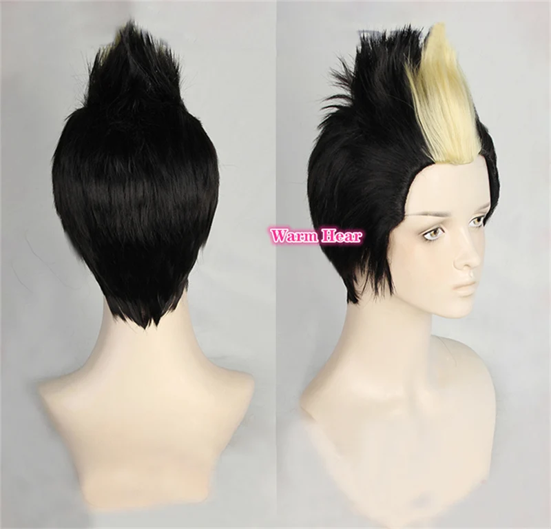 Парик для косплея из аниме Токио термостойкий синтетический темный молочный