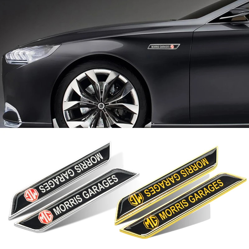 

For MG Logo 3 5 6 7 TF ZR ZS ES HS EZS Morris 3 GS Car External Accessories Fender Stickers Anti-scratch Protection Strip Decal