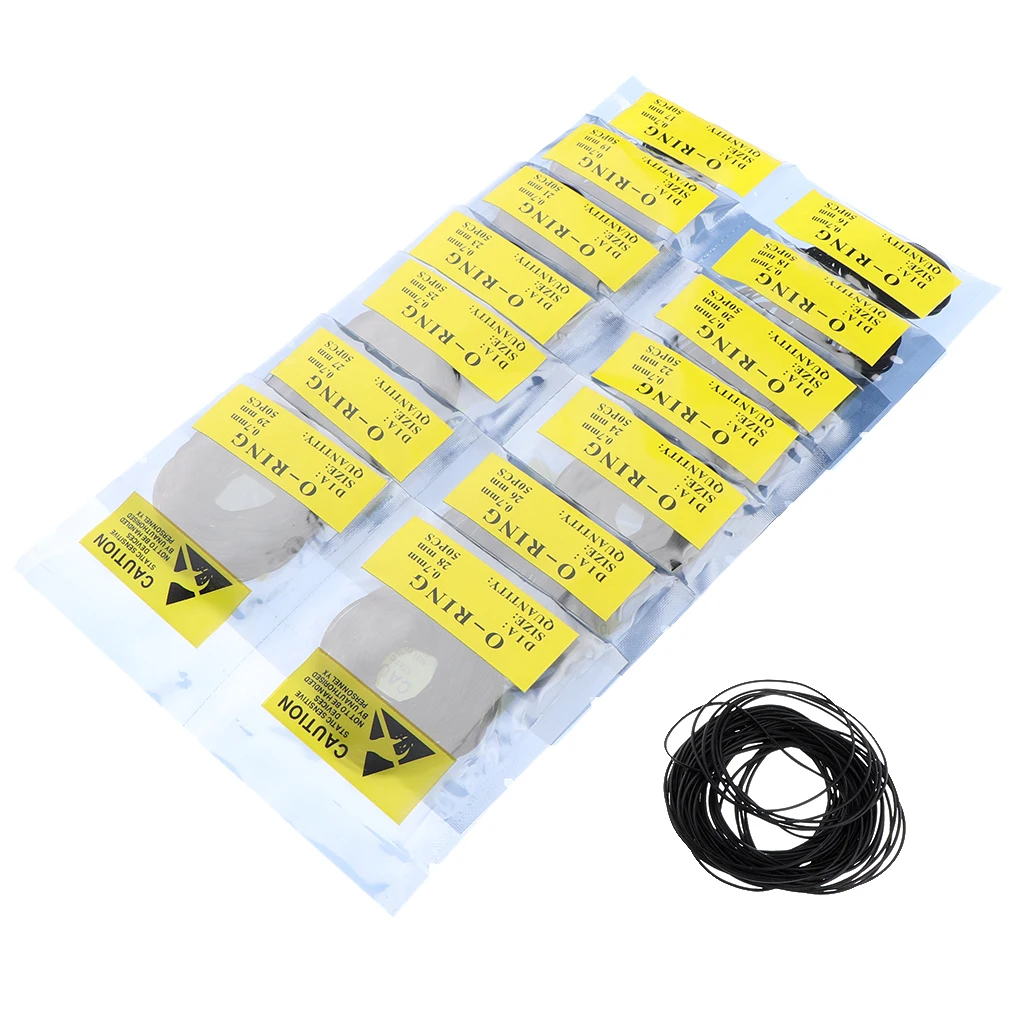 

1900pcs O Watch Back Gasket Rubber Seal Washers Replace O-rings Parts