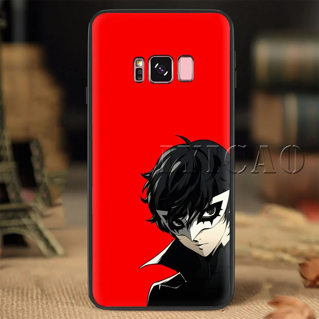 Persona 5 " Джокер мягкий чехол для samsung S6 S7 край S8 S9 S10 плюс S10e Note 8 9 10