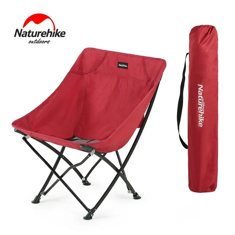 

Naturehike Outdoor Folding Chair Portable Fishing Chair Leisure Stool Moon Chair Camping Lounge Chair Sketch Beach Chair