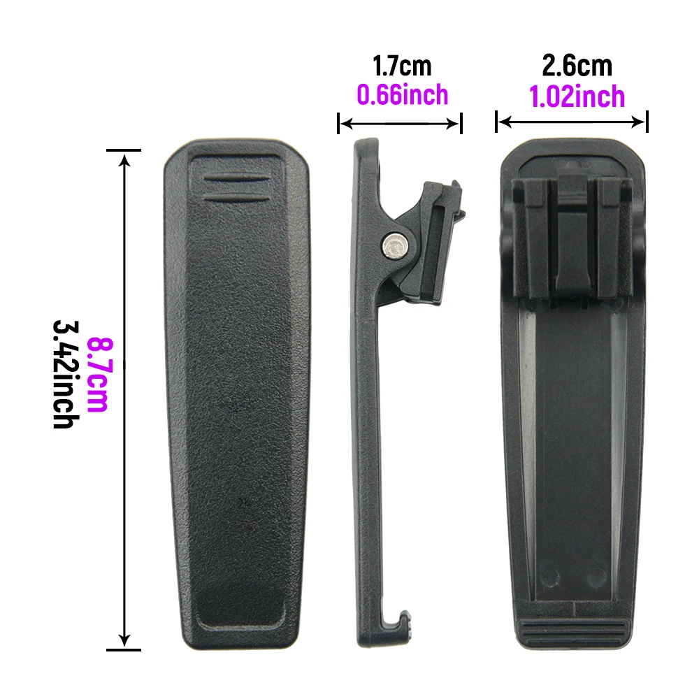 10 Pcs Walkie Talkie Belt Clip for ICOM BP-279 BP-280 BP-280LI Radio/Battery(ICOM F1000, F2000, F1000D, F2000D, F1000S, F2000T))