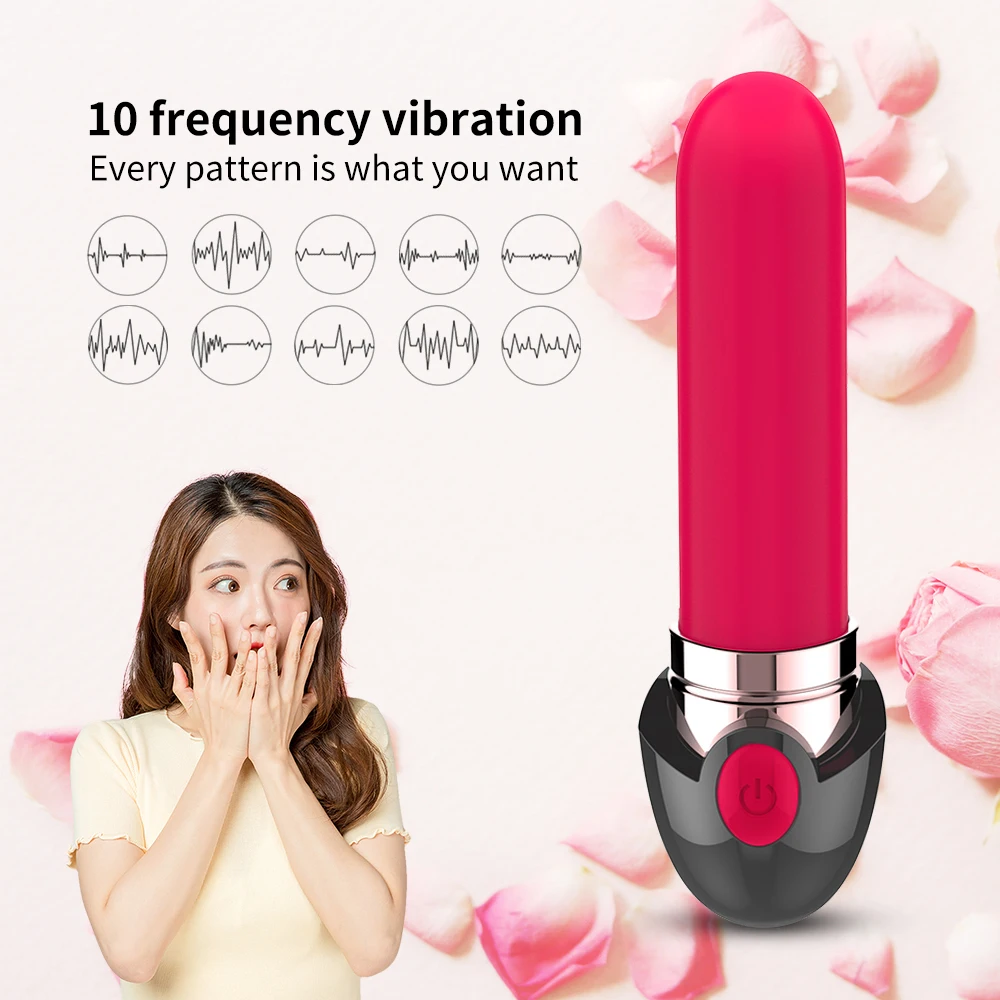 Мини-вибратор в виде губной помады секс-игрушки для пар мягкий инструмент