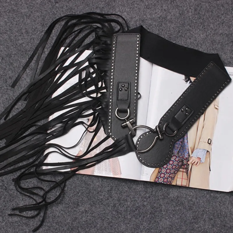 Женский ремень из искусственной кожи WKOUD EAM повседневный с металлическими