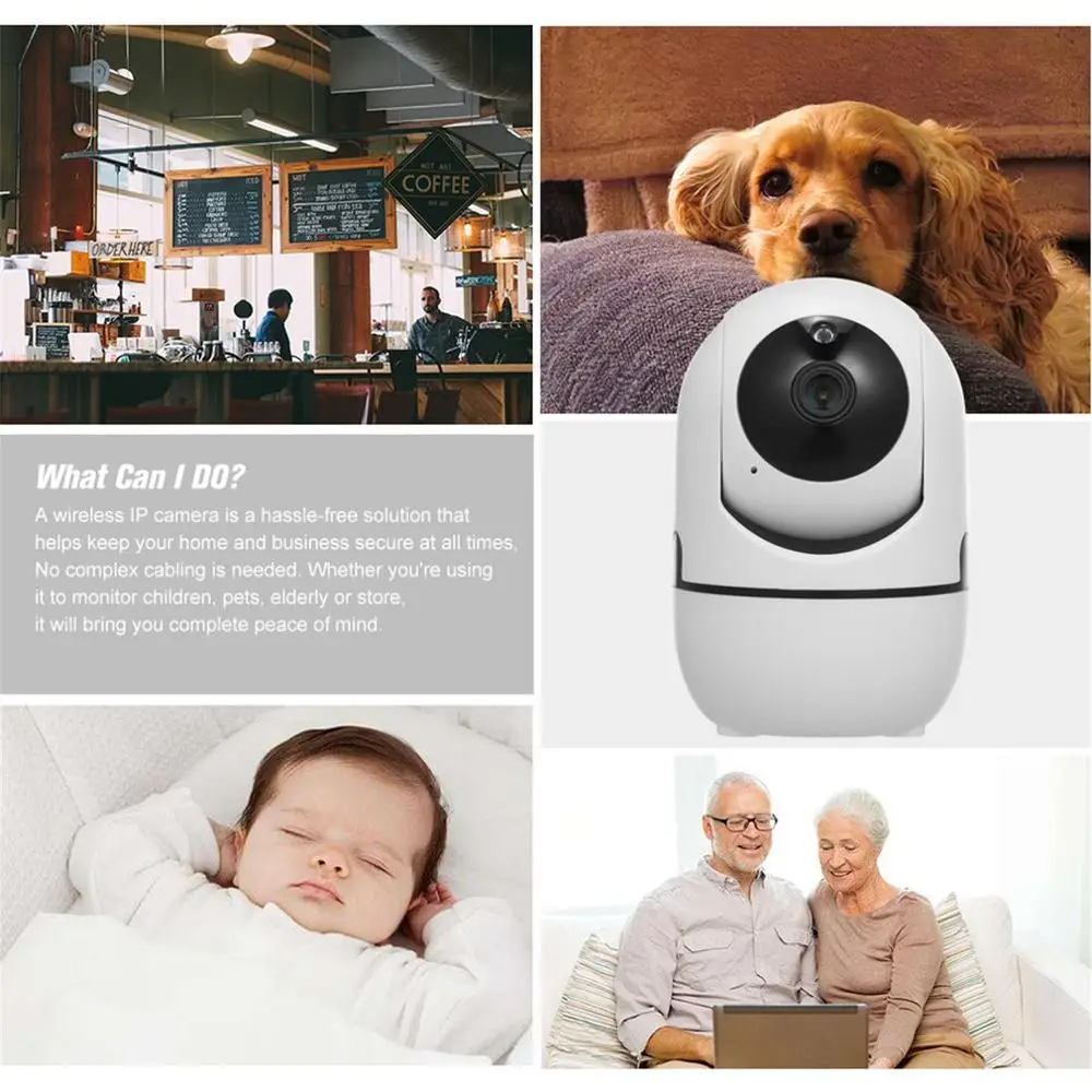 

1080P 720P Home Security IP Camera Two Way Audio Wireless Mini Camera Night Vision CCTV WiFi Camera Baby Monitor iCsee