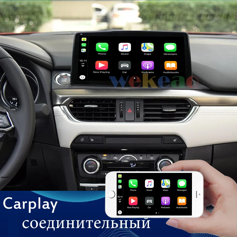 Wekeao 10 25 &quotсенсорный экран Android 0 автомобильное радио Automotivo для Mazda 6 головное