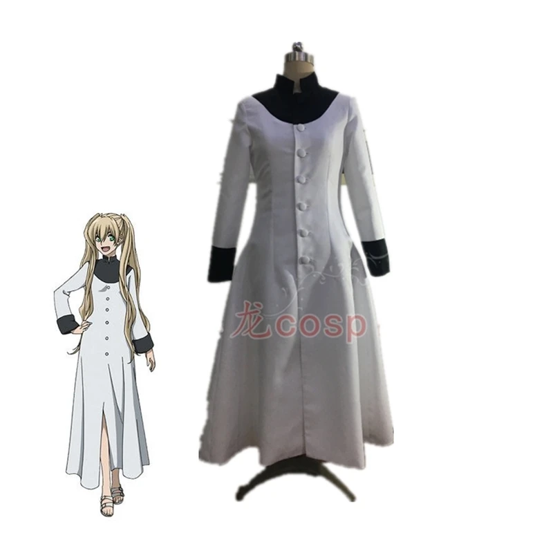 2019 кровавая блокада линия фронта белый Мэри Косплэй костюм Индивидуальный заказ