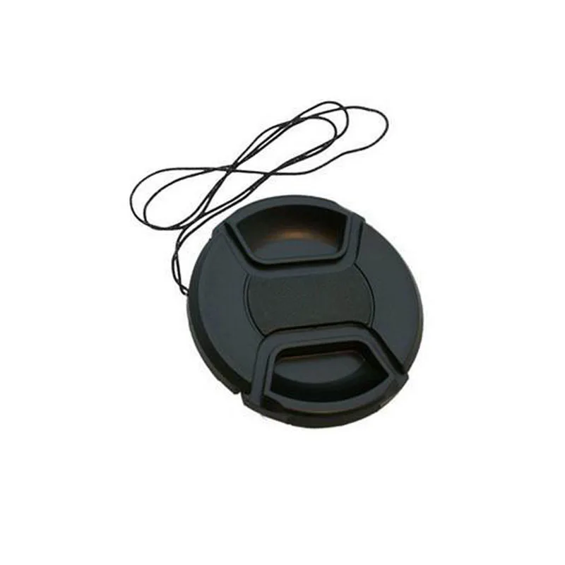 Buy 10pcs/lot 37 39 40.5 43 46 49 52 55 58 62 67 72 77 82 86 mm center pinch Snap-on cap cover for canon nikon on