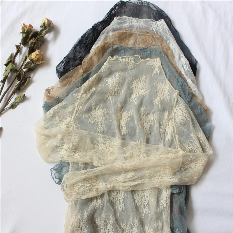 Летние женские кружевные блузки с цветочной вышивкой рубашки топы сексуальные