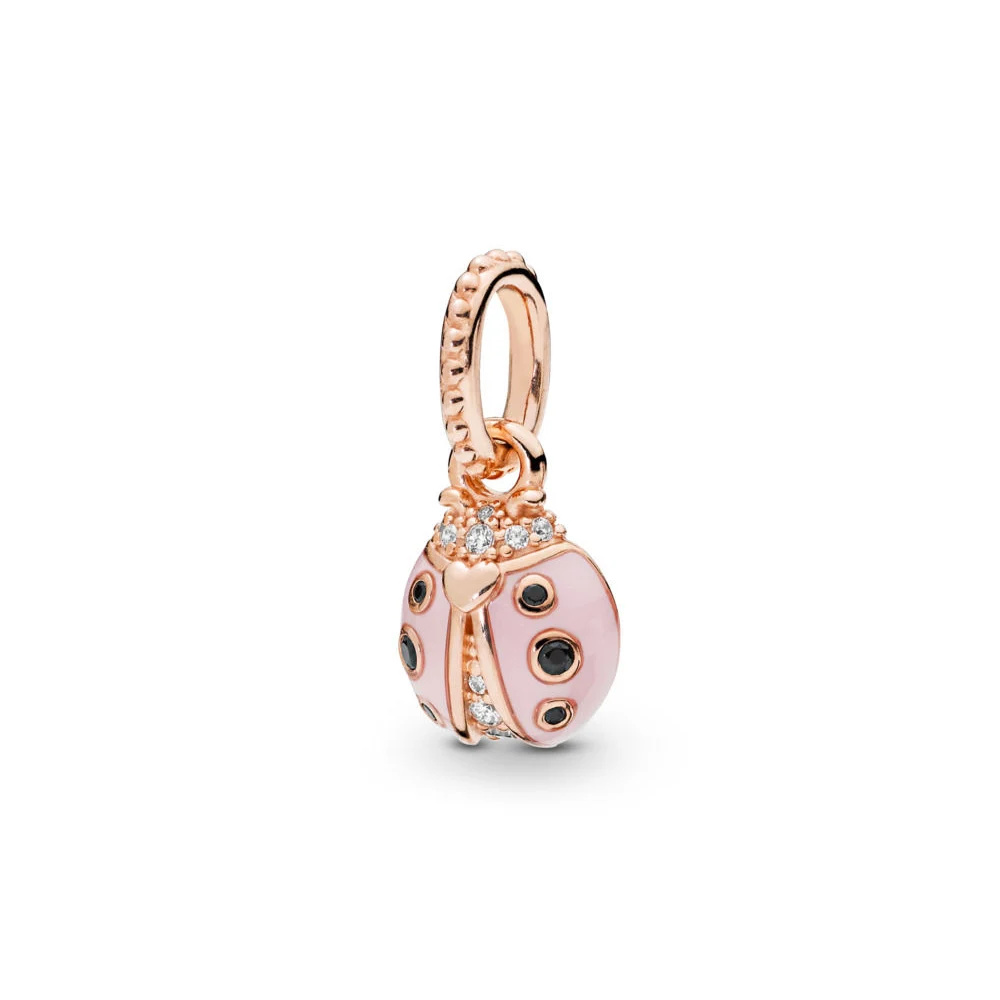 

Rose Lucky Pink Ladybird Necklace Pendant 387909EN160