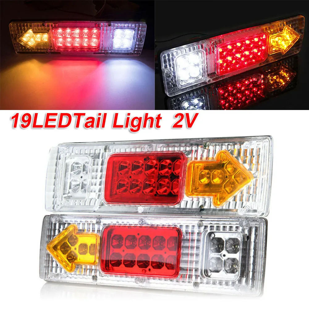 

Set LED Tail Lights Super bright Waterproof Anti-vibration Indicator Lamp Car