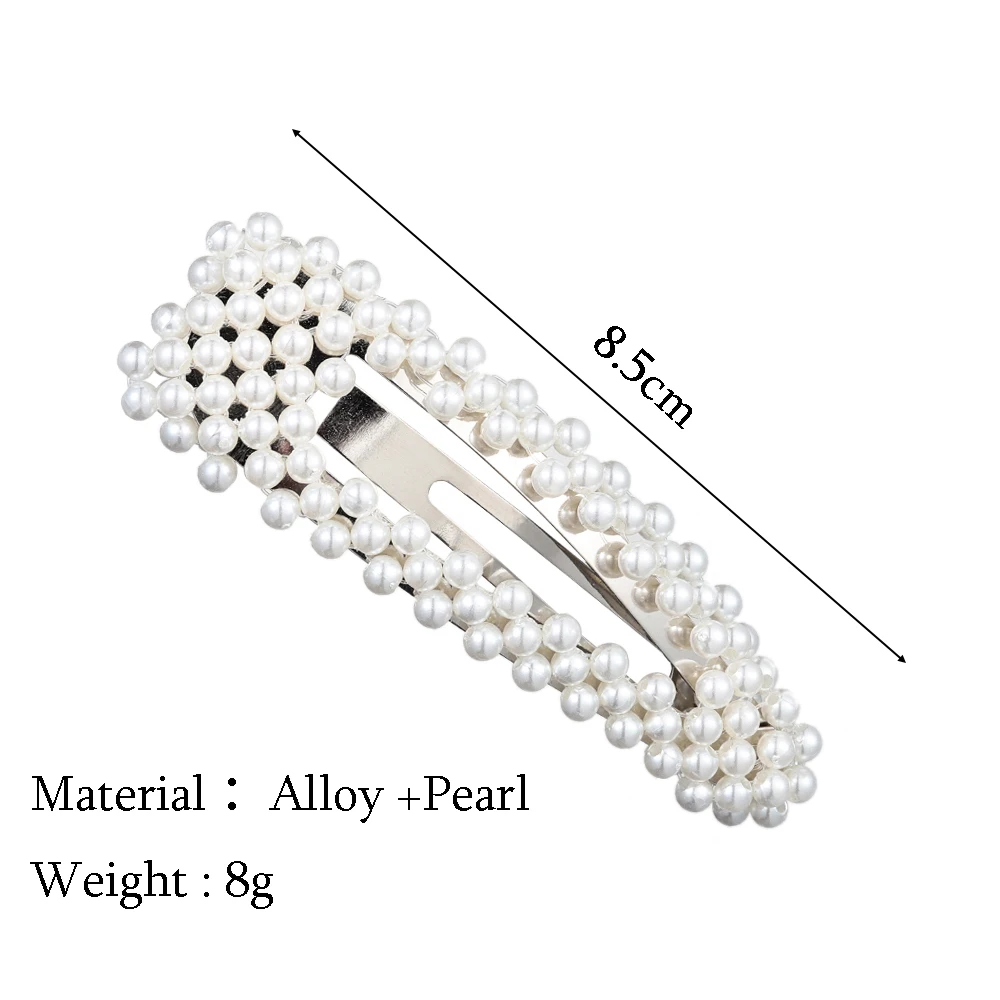 Pearl-3 1 шт. популярные корейские модные имитирующие жемчужные Заколки Для Волос Заколки для женщин и девушек ручной работы жемчужные цветы заколки для волос аксессуары для волос - Цвет: Pearl-3