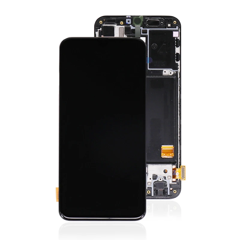 100% Super AMOLED For Samsung A40 LCD 2019 A405 display touch Screen Digitizer Assembly with frame replacement repair parts | Мобильные
