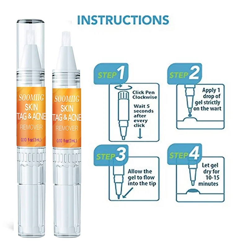 

3ml Genital Wart Treatment Papillomas Removal Of Warts Liquid From Skin Tags Removing Against Moles Remover Anti Verruca Remedy