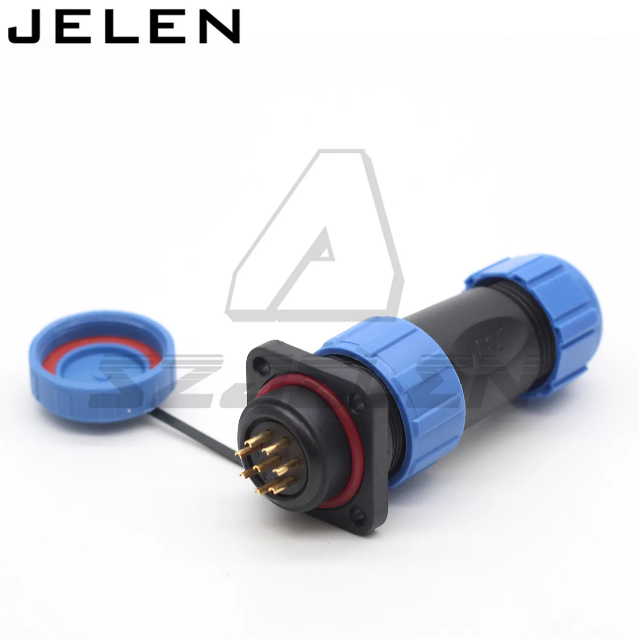 SP21 8 pin Водонепроницаемый разъем пластиковая круглая квадратная панель Разъем