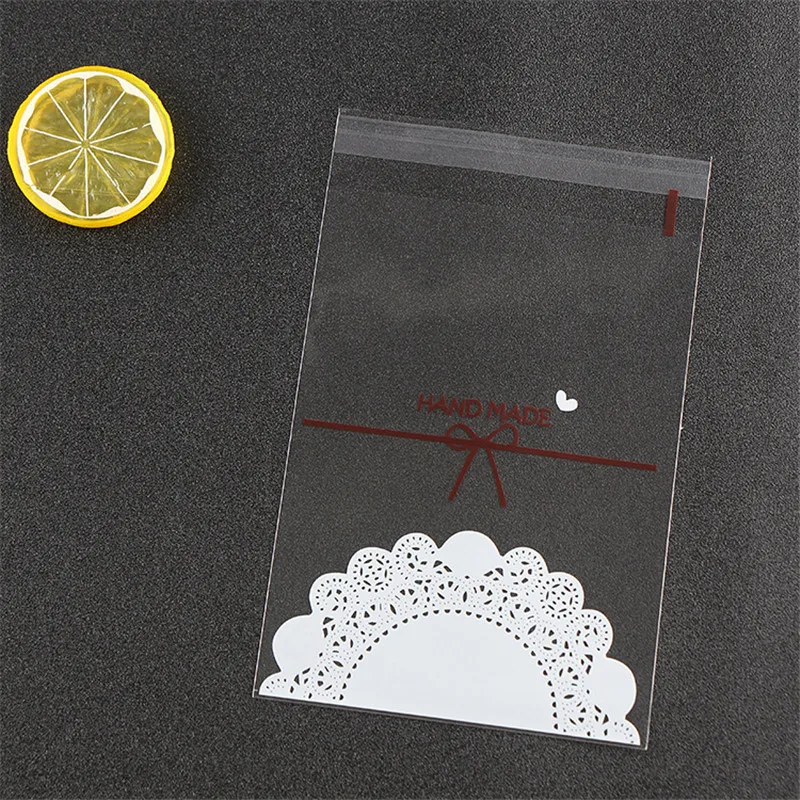 100 шт./компл. 5 размер хлебное печенье сумки для подарков на Хэллоуин Галстук