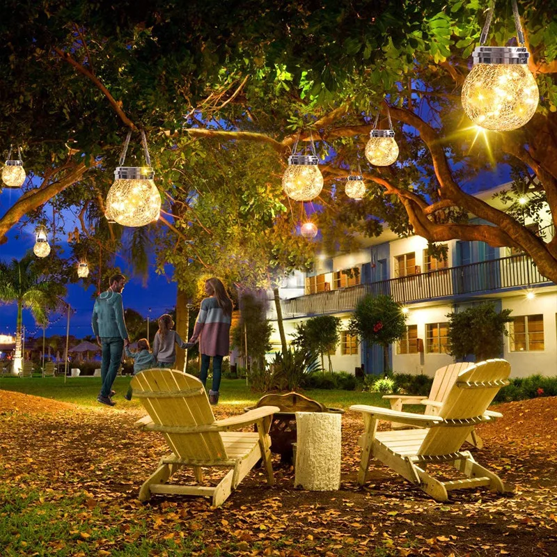 

Outdoor LED Solar Fairy Light Powered Mason Jar Lights for Patio Party Wedding Garden Courtyard Decorative Xmas Led Lamps