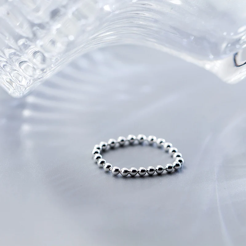 

La Monada Silver Ring Korean 925 Women Round Ball Finger Rings For Women 925 Silver Jewelry Minimalist 925 Silver Ring Female