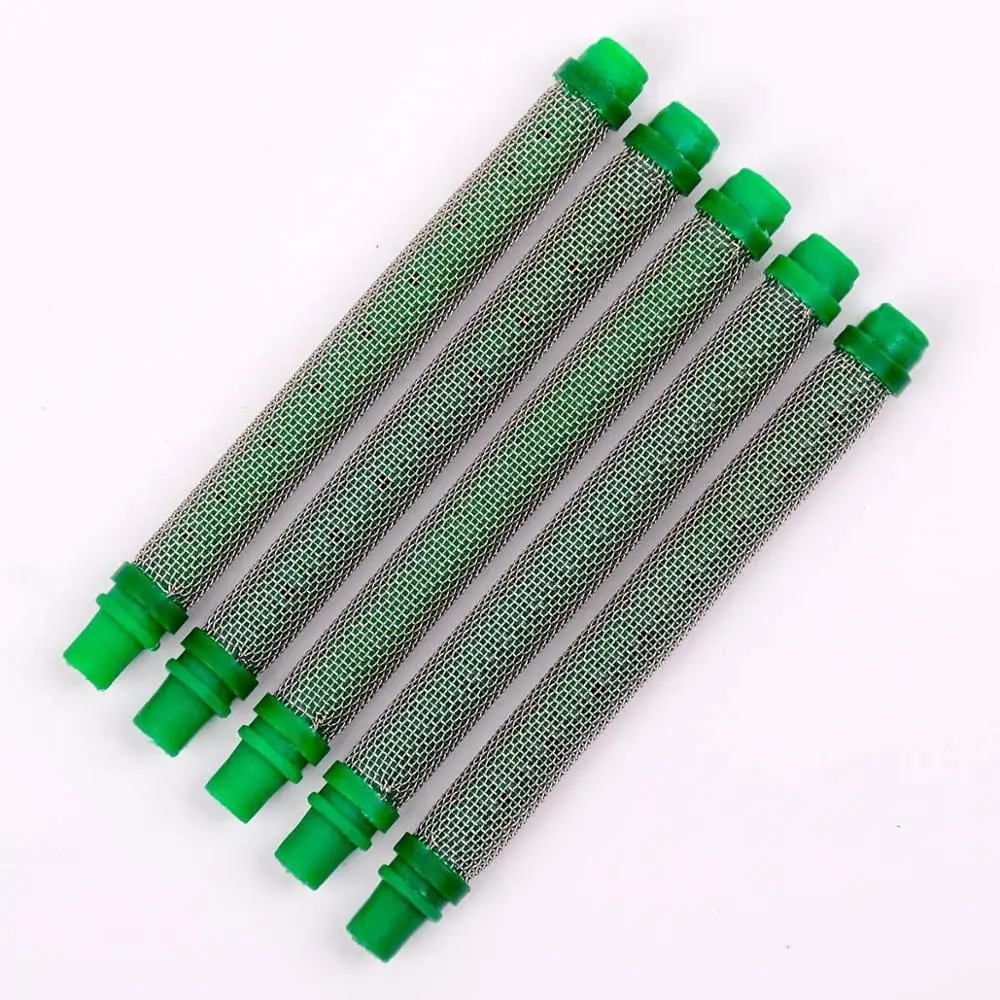 

Airless gun filter 10pcs Push-In type paint sprayer gun filter 30/60/100/150 mesh for wa9ner paint sprayer gun 304 Stainless