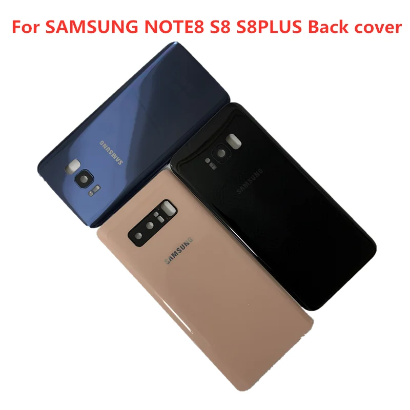 

Back Rear Glass Case SAMSUNG Back Battery Cover For Samsung Galaxy S8 G950 SM-G950F S8 Plus S8+ G955 SM-G955F NOTE8 N950FD