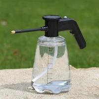 2l transparent garden electric sprayer with long mouth nozzle high pressure spray bottle gardening flower watering can water pot