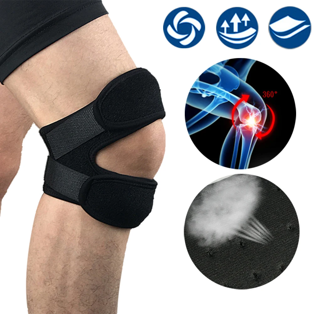 

1 Pc Adjustable Sports Knee Pad Protector Outdoor Fitness Gym Hiking Running Patella Leg Guard EDF
