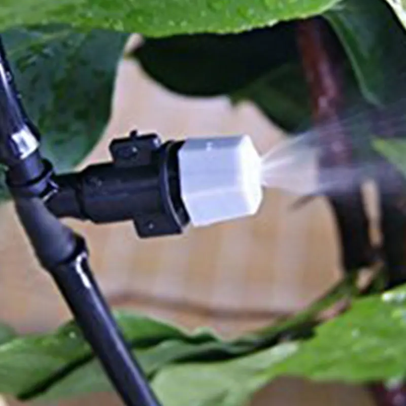 Черные садовые разбрызгиватели 5 шт./лот насадки и тройники для насоса полива