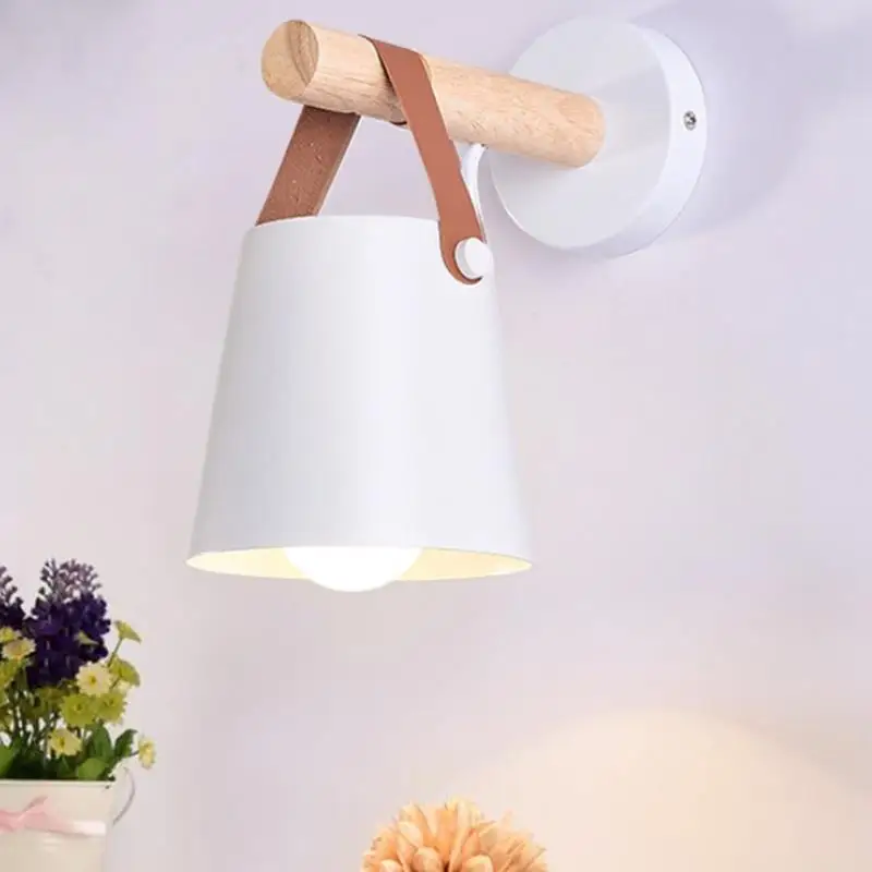 Белый/черный прикроватный светильник Ночной Настенный аварийный Гостиная