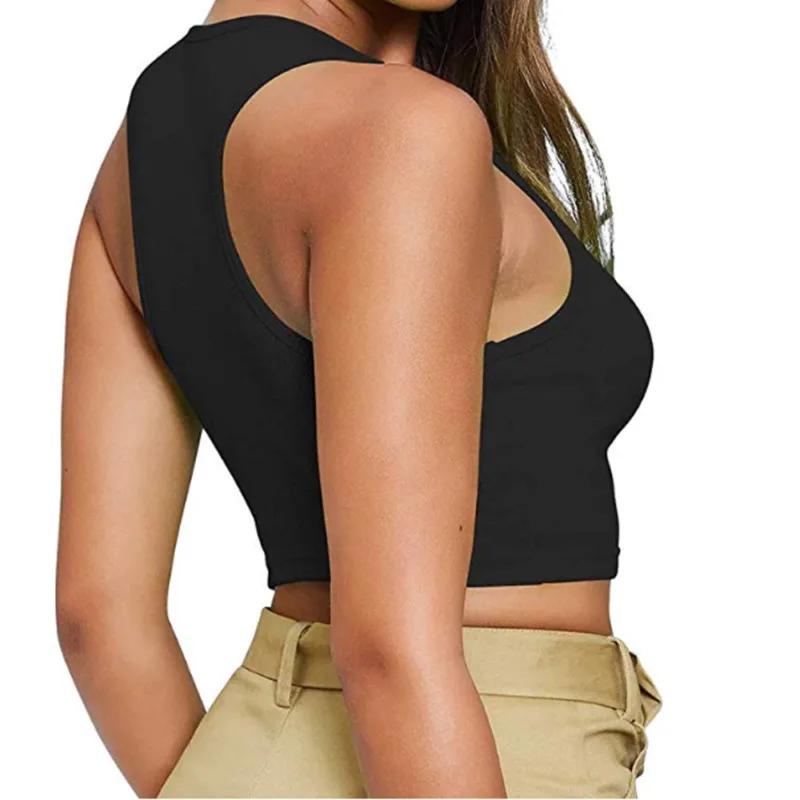 Модные женские майки на молнии бюстье бюстгальтер жилет укороченный топ Бралетт