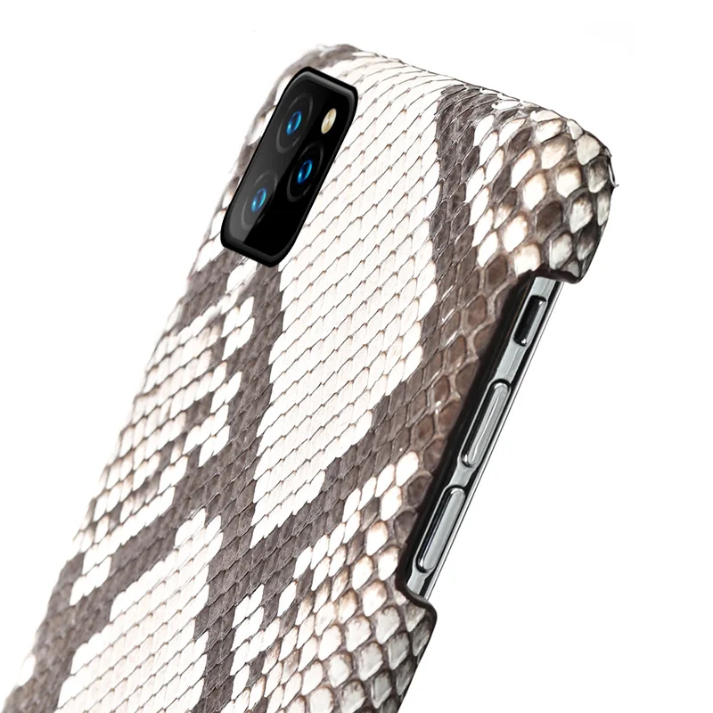 Чехол из настоящей змеиной кожи для телефона iPhone 13 Pro max 12 mini 11 X XS XSMax XR 6 7 8 plus SE 2020
