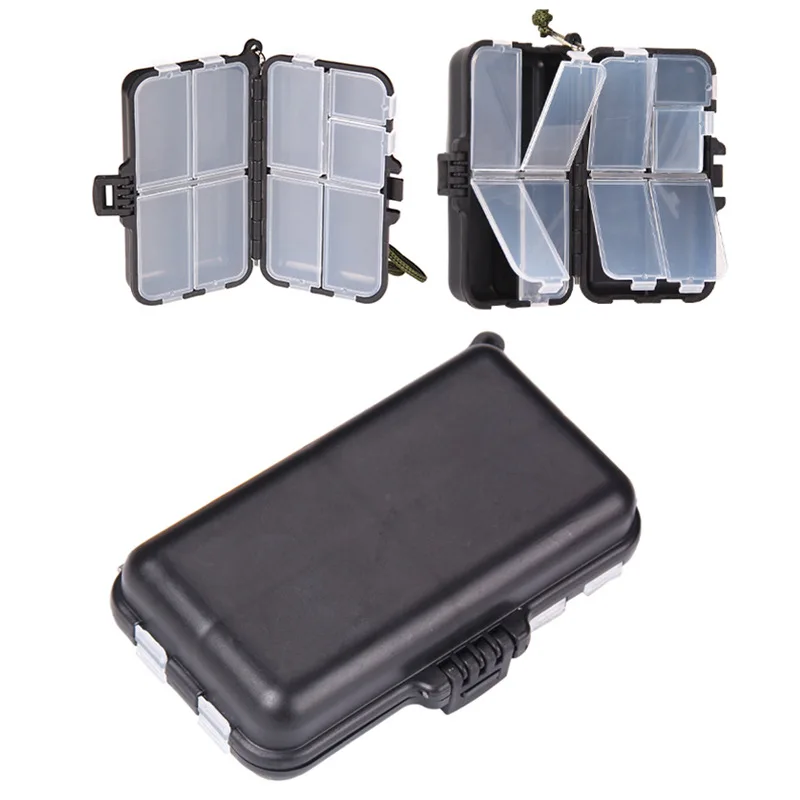 9 Compartments Fishing Lure Boxes Bait Storage Case Fishing Tackle Storage Trays Hooks Organizer Waterproof Fishing Accessory