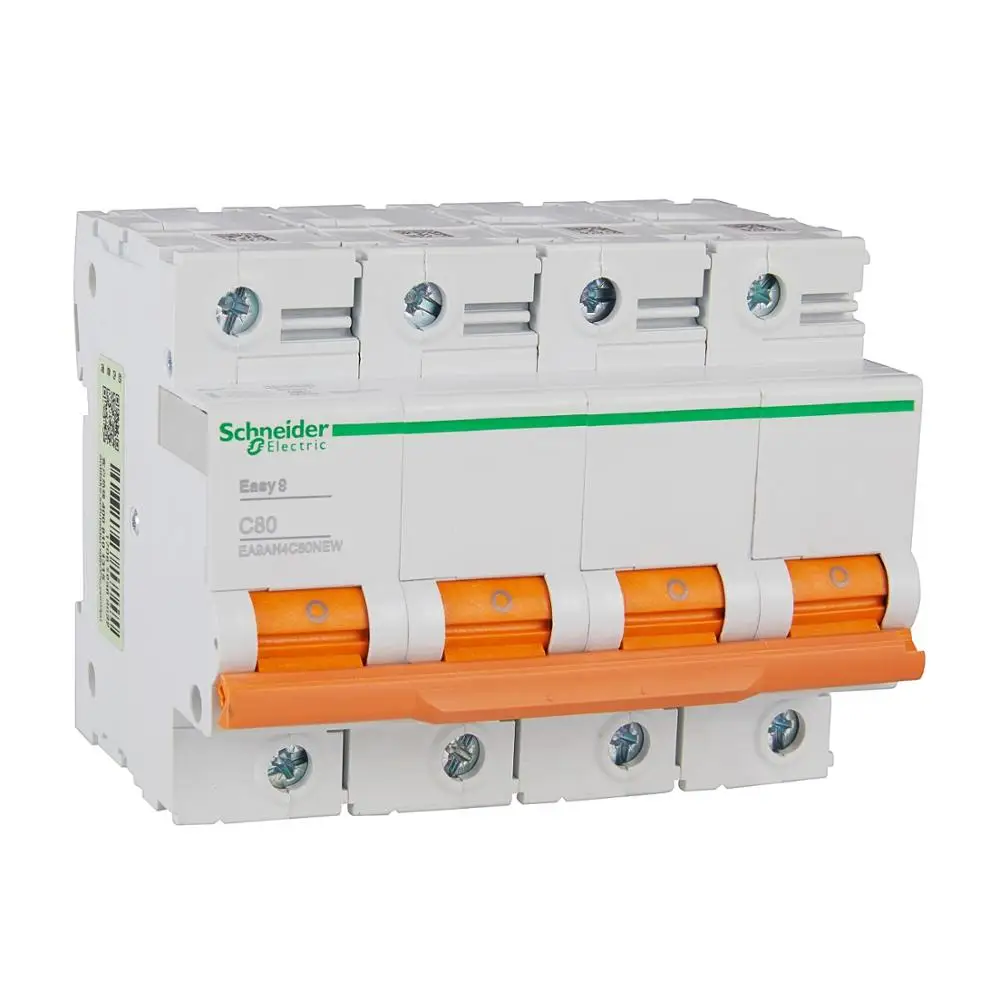 Оригинальный экспорт миниатюрный автоматический выключатель типа C 1P 2P 3P 4P 80A 100A