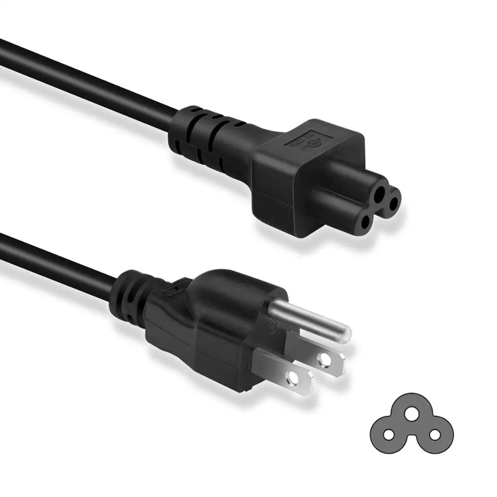 UL Listed 6 футов 3 зубец AC Микки Маус кабель питания 18AWG для ноутбука монитора