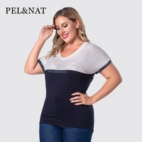 pn summer women tops short sleeve plus size casual lady outerwear o neck female t shirt clothes f3791