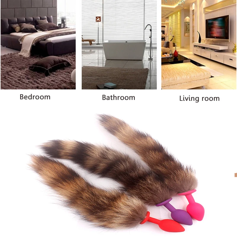 Анальная пробка Леопардовый хвост лисий анальные интимные игрушки для женщин