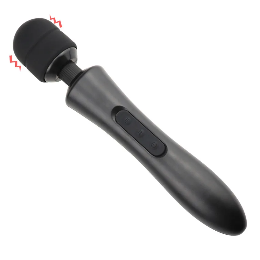 Powerful Dildo Vibrator Massager Sex Toys for Women Clitoris Stimulator AV Magic Wand 20 modes USB chargeable Product Adult | Красота и